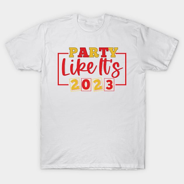 party like it's 2023 2023 png - New Years png - 2023 Sublimation svg - New Years Sublimation png - New Years 2023 Shirt png - Ladies Night png T-Shirt by Sohidul Islam